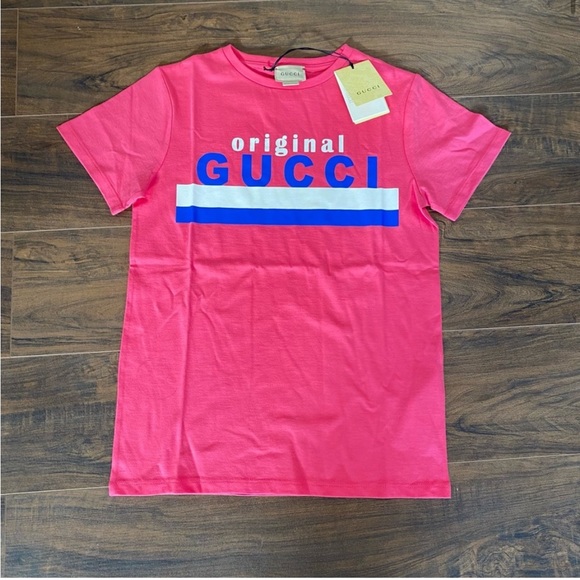 Gucci Tops - Pink Gucci Tee Shirt